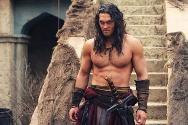 The Barbarian Jason Momoa as Conan