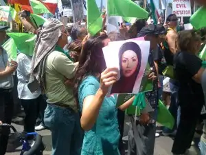 westwood protest neda