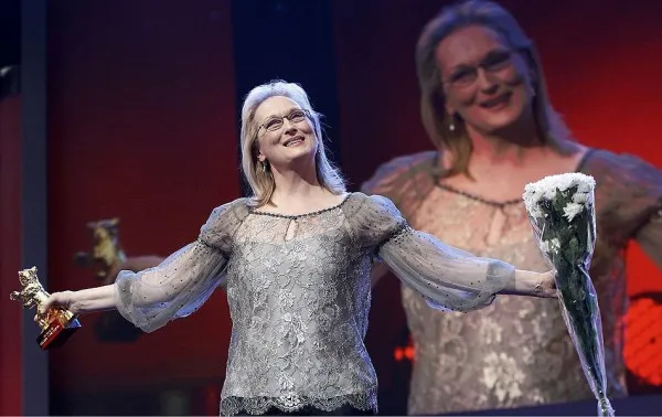 meryl streep no palco da be