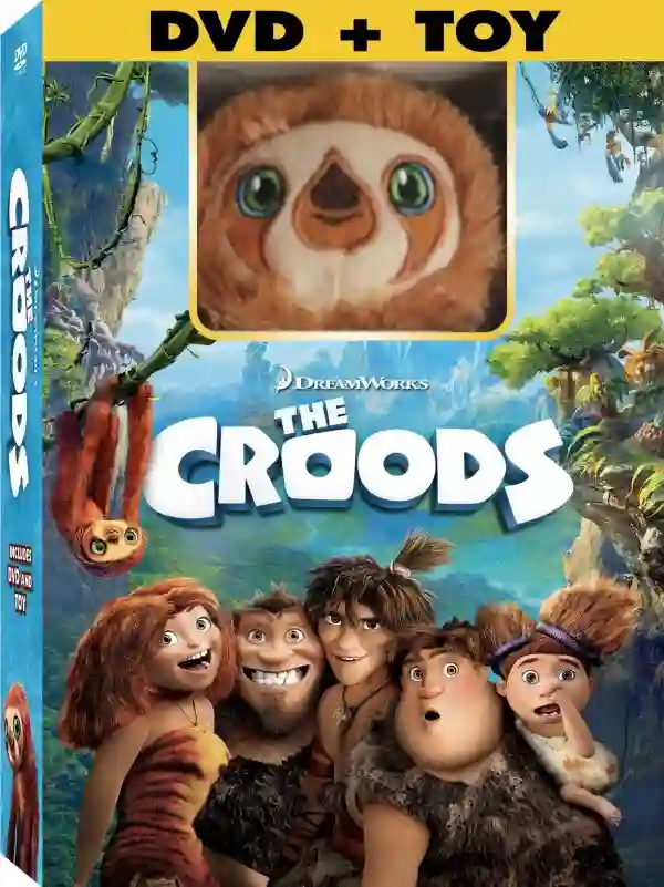 the croods dvd pelucia papo de cinema