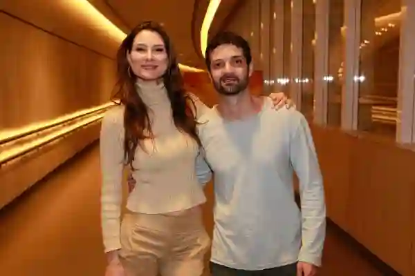 Lavinia Vlasak e Paulo Fontenelle Lavinia Vlasak e Paulo Fontenelle