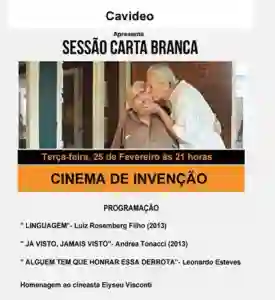 carta branca papo de cinema