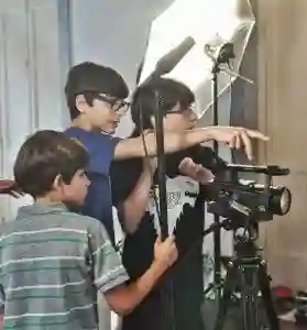 pequenos cineastas