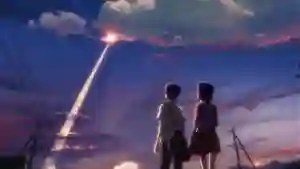 Cena da animação Cinco Centímetros por Segundo (2007)