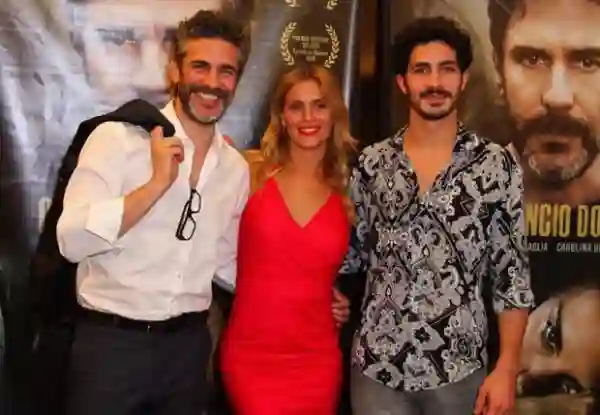 O Silêncio do Céu :: Entrevista exclusiva com Carolina Dieckmann 3 Leonardo Sbaraglia, Carolina Dieckmann e Chino Darin - Foto: Anderson Borde