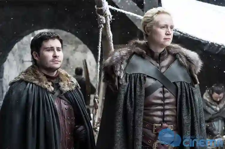 20170803 podrick payne daniel portman e brienne of tarth gwendoline christie credito helen sloan hbo copy