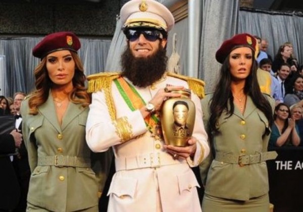 Sacha Baron Cohen the dictator 2012 oscars 485x323