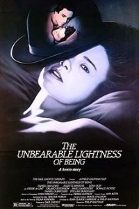 Unbearable lightness of being poster