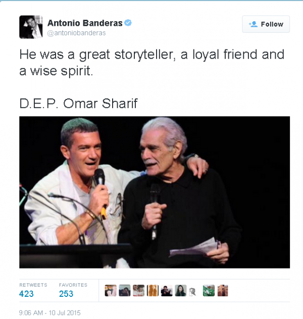 20150710 antonio banderas omar sharif