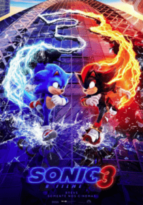 20240829 sonic 3 o filme papo de cinema cartaz