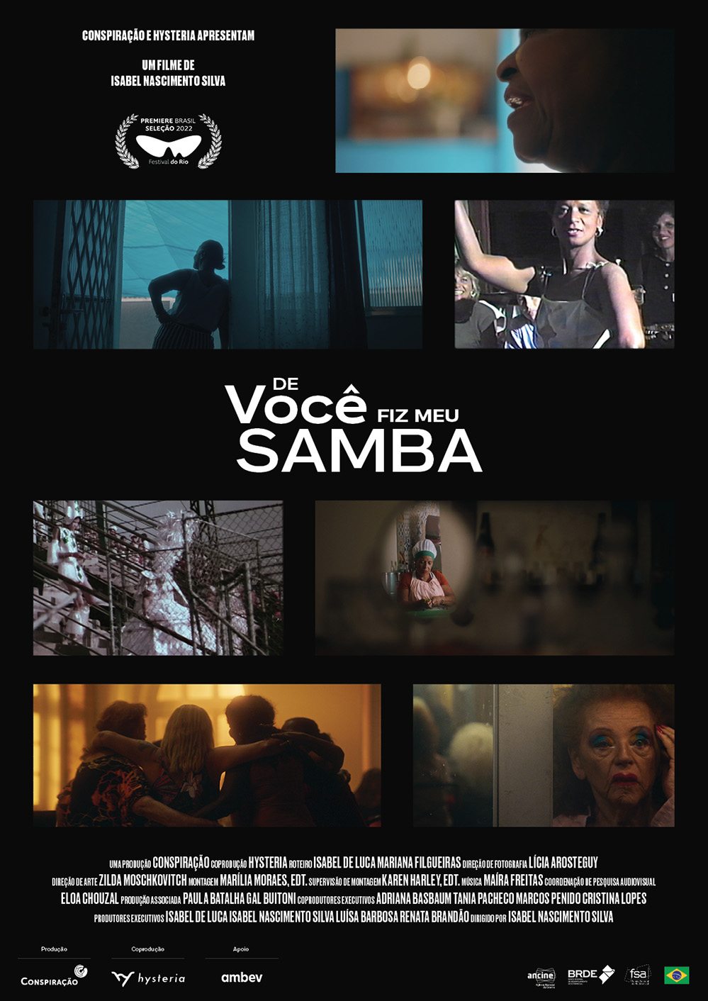 20240910 de voce fiz meu samba papo de cinema cartaz