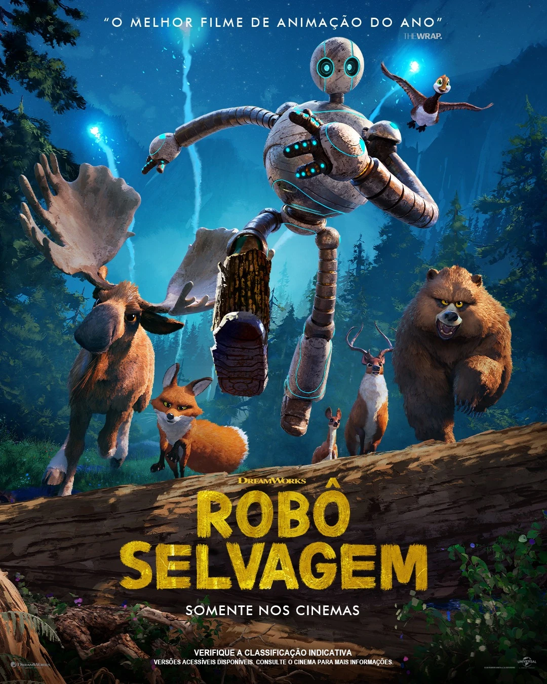 20241004 robo selvagem poster papo de cinema