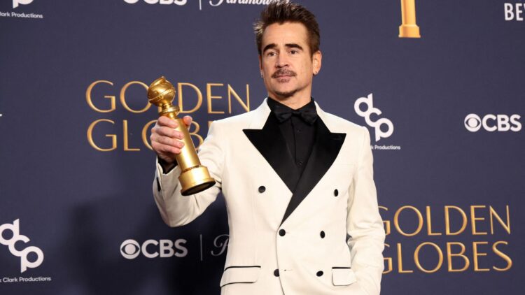 Colin Farrell, vencedor do Globo de Ouro 2025 por 'Pinguim". Foto/Mario Anzuoni