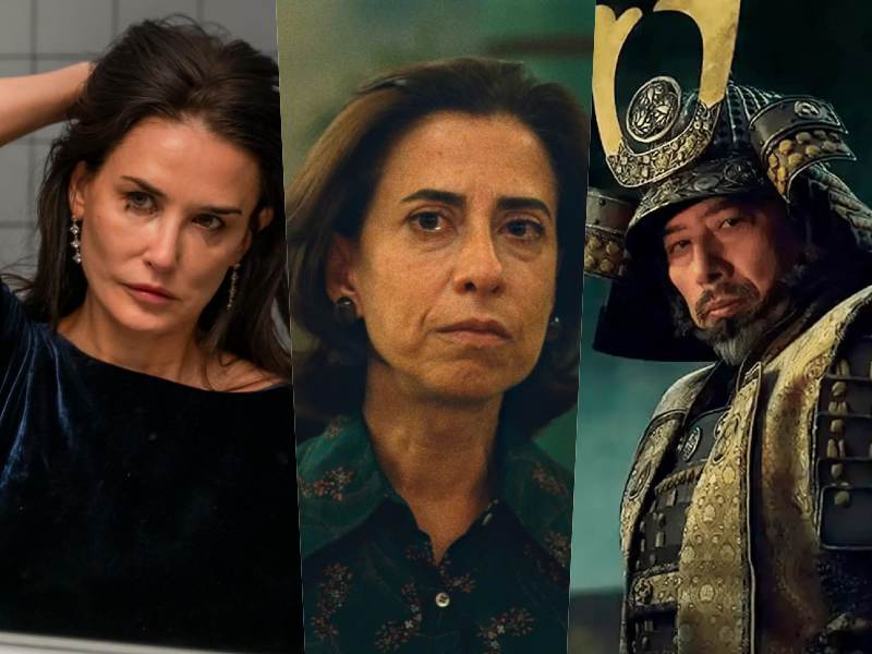 Globo de Ouro 2025 :: Ainda Estou Aqui, A Substância, Xógum. Saiba onde assistir aos filmes e às séries premiados