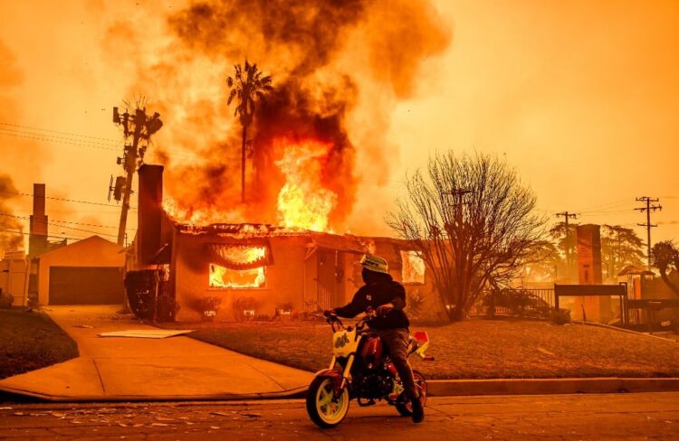 Incêndios em Los Angeles. Foto/Josh Edelson