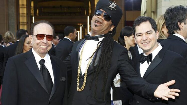 Sergio Mendes, Carlinhos Brown e Carlos Saldanha no Oscar 2012